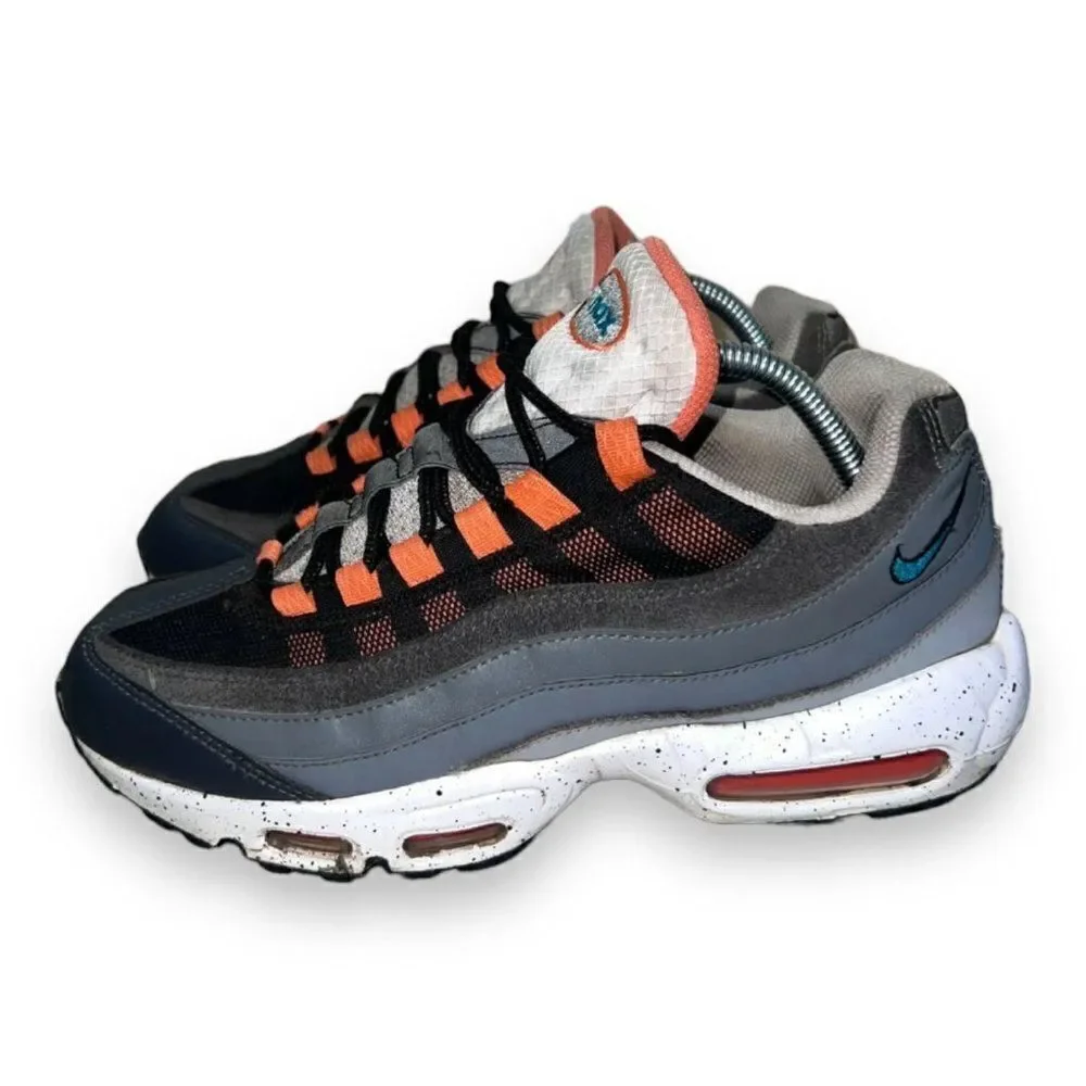 Nike Air Max 95 Grey‎ Speckle Sole CZ0191-001 Grey/Black/Orange Men's 8
